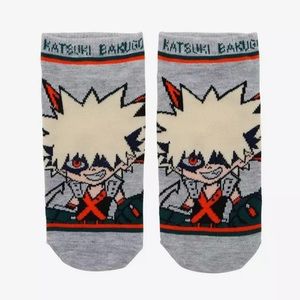 NWT My Hero Academia Katsuki Bakugo No Show Socks